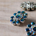 Iridescent Stone Button