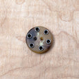 Smokey Brown Grommet Button - Small