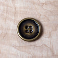 Burnished Brass Rimmed Button