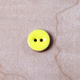 Iced Wood Button in Lemon
