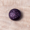 Royal Crest Button in Grape