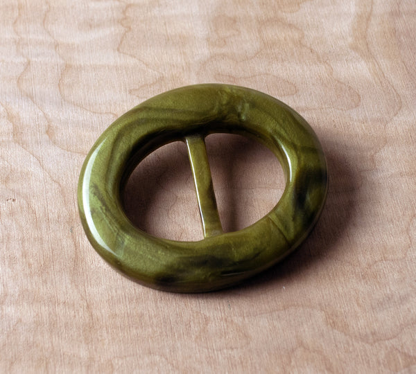 Asparagus Oval Buckle ford-embellish-trims Buckles.