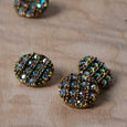 Brass Rhinestone Button ford-embellish-trims Button.
