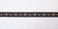 Carob Floral Jacquard Ribbon