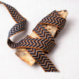 Herringbone Blues Ribbon