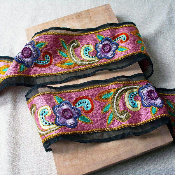 Everywhere Embroidered Bright Trim ford-embellish-trims Trim.