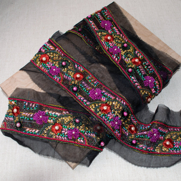 Whimsy Magenta on Black ford-embellish-trims Trim.