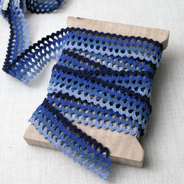 Blue Ombre Lattice Trim ford-embellish-trims Trim.