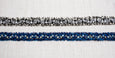 Fringed-Edge Checks Trim in Blue Mix ford-embellish-trims Trim.