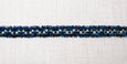 Fringed-Edge Checks Trim in Blue Mix ford-embellish-trims Trim.
