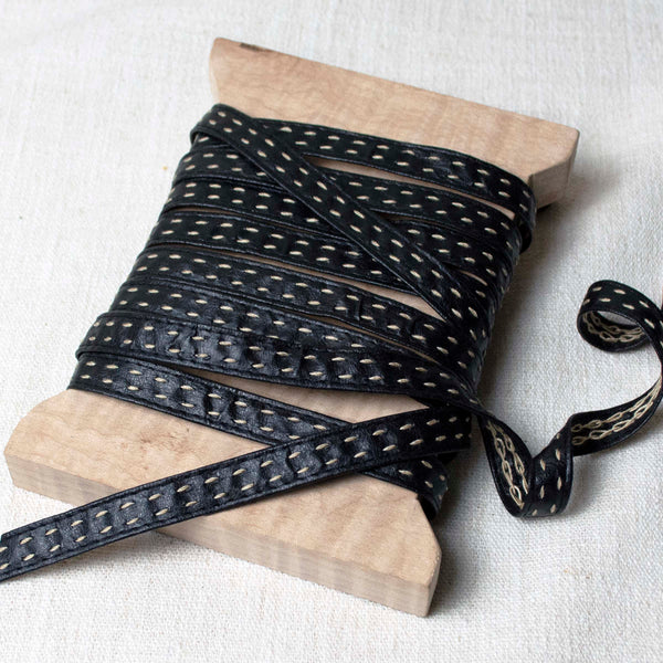 Railroad Stitch Faux Leather Trim ford-embellish-trims Trim.