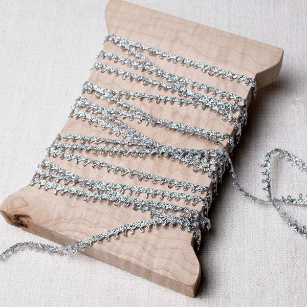 Micro Loops in Silver Metallic ford-embellish-trims Trim.