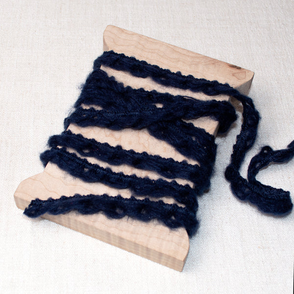 Mohair Warm & Fuzzy Trim in Indigo ford-embellish-trims Trim.