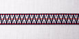 Empire Striped Elastic in Navy