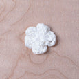 Flower Appliqué in Marshmallow
