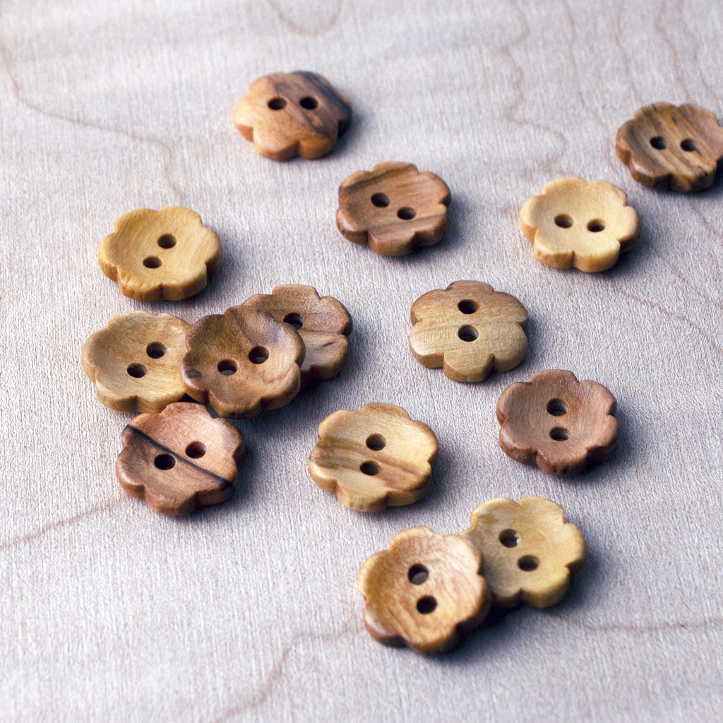 Blossom Wooden Button ford-embellish-trims Button.
