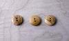 Honey-Tone Wooden Disc Button ford-embellish-trims Button.