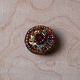 Fall Tones Beaded Button ford-embellish-trims Button.