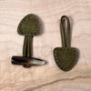 Suede Toggle in Army Green ford-embellish-trims Toggle.