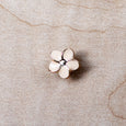 Petite Fleur Button in Beige