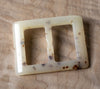 Peppered Ivory Rectangle Buckle ford-embellish-trims Buckles.