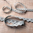 Taupe Scallops Dentelle Lace ford-embellish-trims Lace.
