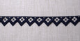 Navy Sawtooth Lace ford-embellish-trims Lace.