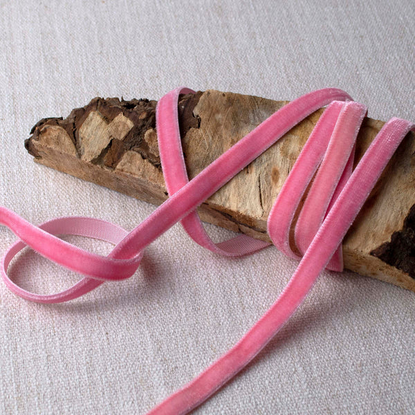 Pink Taffy Velvet Ribbon ford-embellish-trims Ribbon.