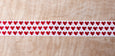Hearts in Line Ribbon