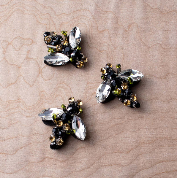 Rhinestone Bumble Bee Appliqué