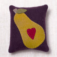 A Pear with Heart Pincushion