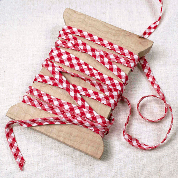 Picnic Gingham Piping in Red