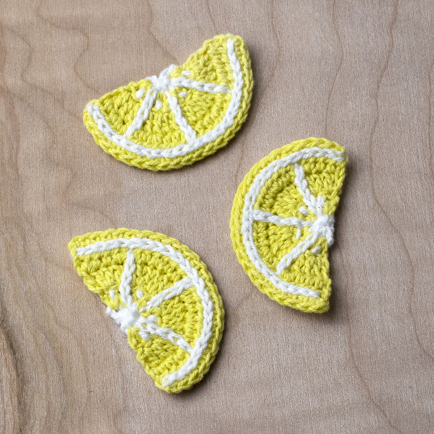 Crochet Lemon Applique ford-embellish-trims Applique.